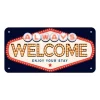 Always Welcome - metalen bord