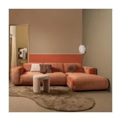 Alya vloerkleed organisch bruin 170x240cm