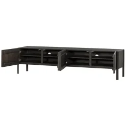 Amalfi Tv meubel bruin eikenfineer 220cm