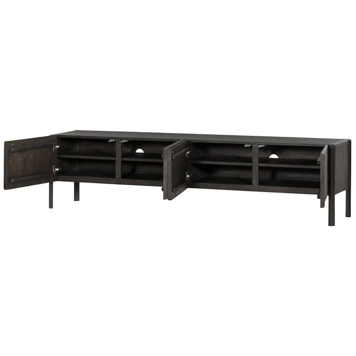 Amalfi Tv meubel bruin eikenfineer 220cm