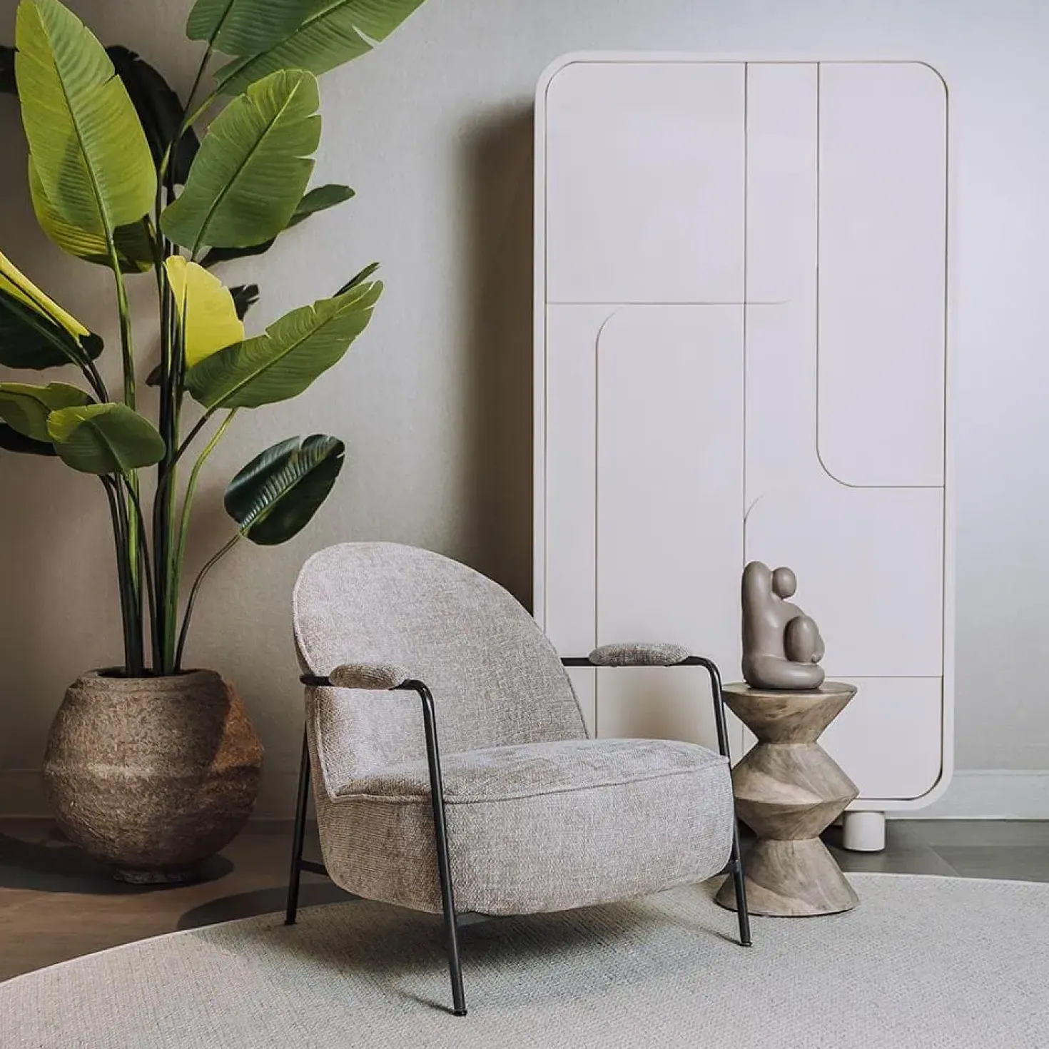 Amelia Fauteuil beige