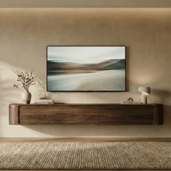 Amy Tv meubel zwevend Walnoot mangohout 235 cm