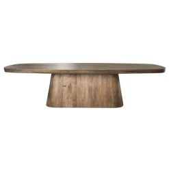 Andreas Eettafel deens ovaal Acaciahout 300cm