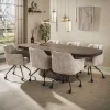 Andreas Eettafel deens ovaal Acaciahout 240cm