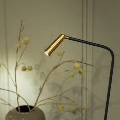 Angelo 1-lichts Vloerlamp goud