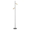 Angelo 2-lichts Vloerlamp goud