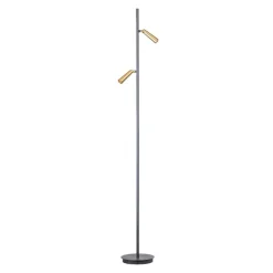 Angelo 2-lichts Vloerlamp goud