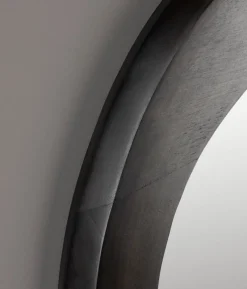 Aren Spiegel Hout Zwart 71cm