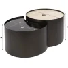 Arianna Salontafel Set van 2 Rond keramiek glas 60cm