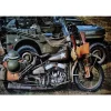 Army Motor Jeep - metalen bord