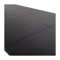 Arros uitschuifbare Eettafel zwart 180-220cm