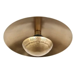 Arthur 1-lichts Plafondlamp Brons Metaal