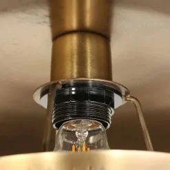 Arthur 1-lichts Plafondlamp Brons Metaal