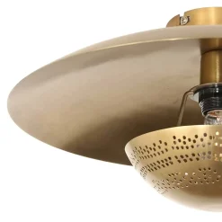 Arthur 1-lichts Plafondlamp Brons Metaal