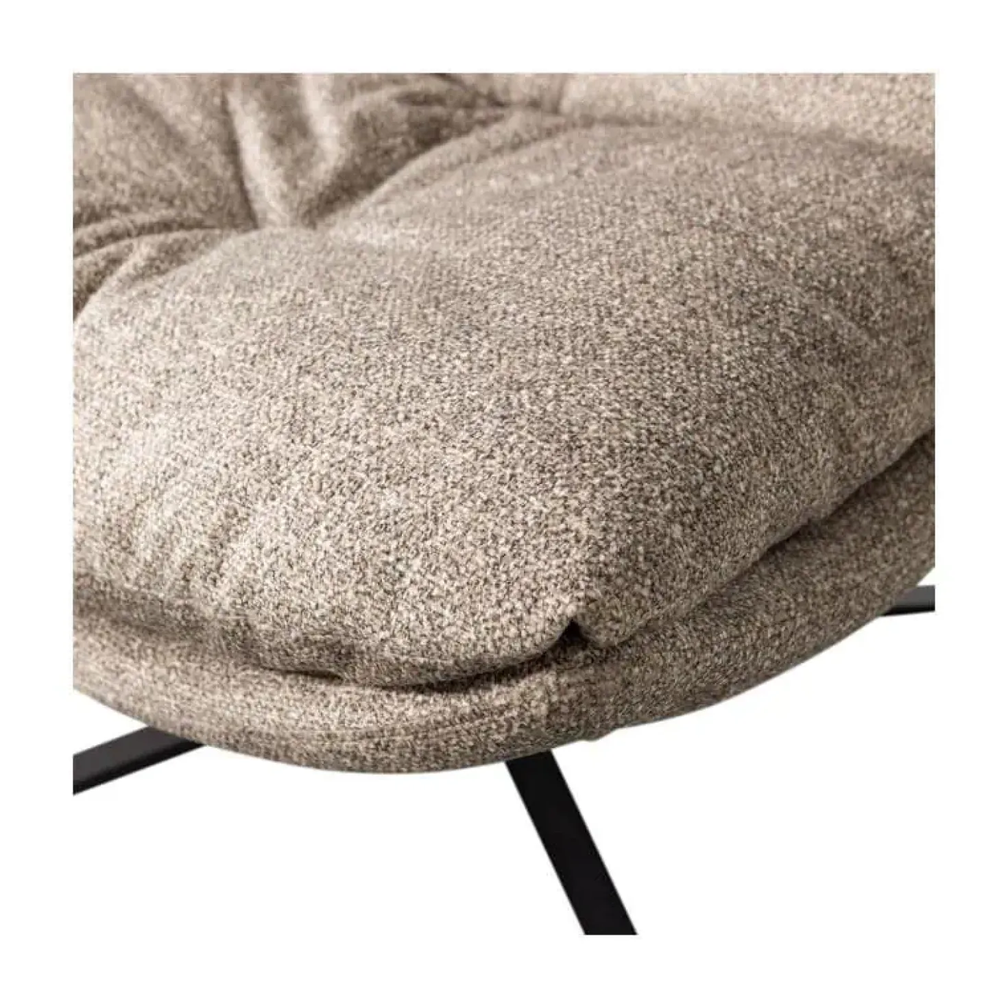 Arve Draaifauteuil naturel melange