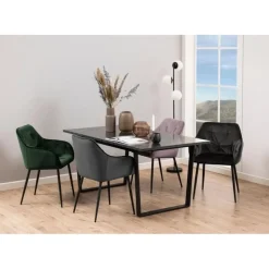 Arvico Eettafel Zwart 160cm