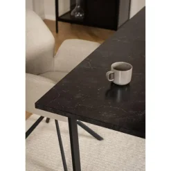 Arvico Eettafel Zwart 160cm