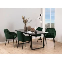 Arvico Eettafel Zwart 160cm