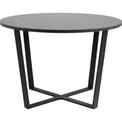 Arvico Eettafel Zwart rond 110cm