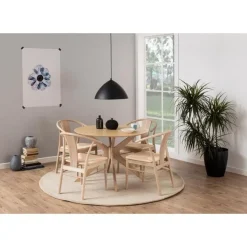 Arvon Eettafel Rond Naturel 105cm