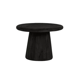 Asti Bijzettafel rond zwart 60 cm