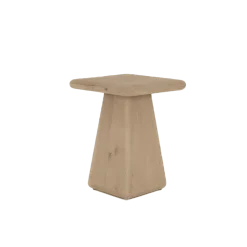 Asti Bijzettafel vierkant naturel 40 cm