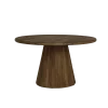 Asti Eettafel rond bruin 130 cm