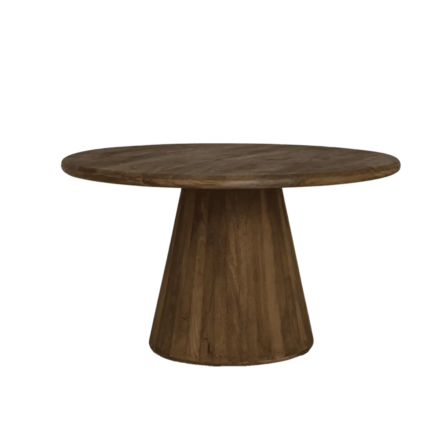Asti Eettafel rond bruin 130 cm