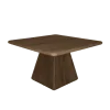 Asti Eettafel vierkant bruin 150 cm