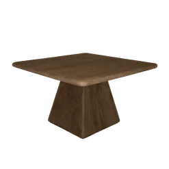 Asti Eettafel vierkant bruin 150 cm