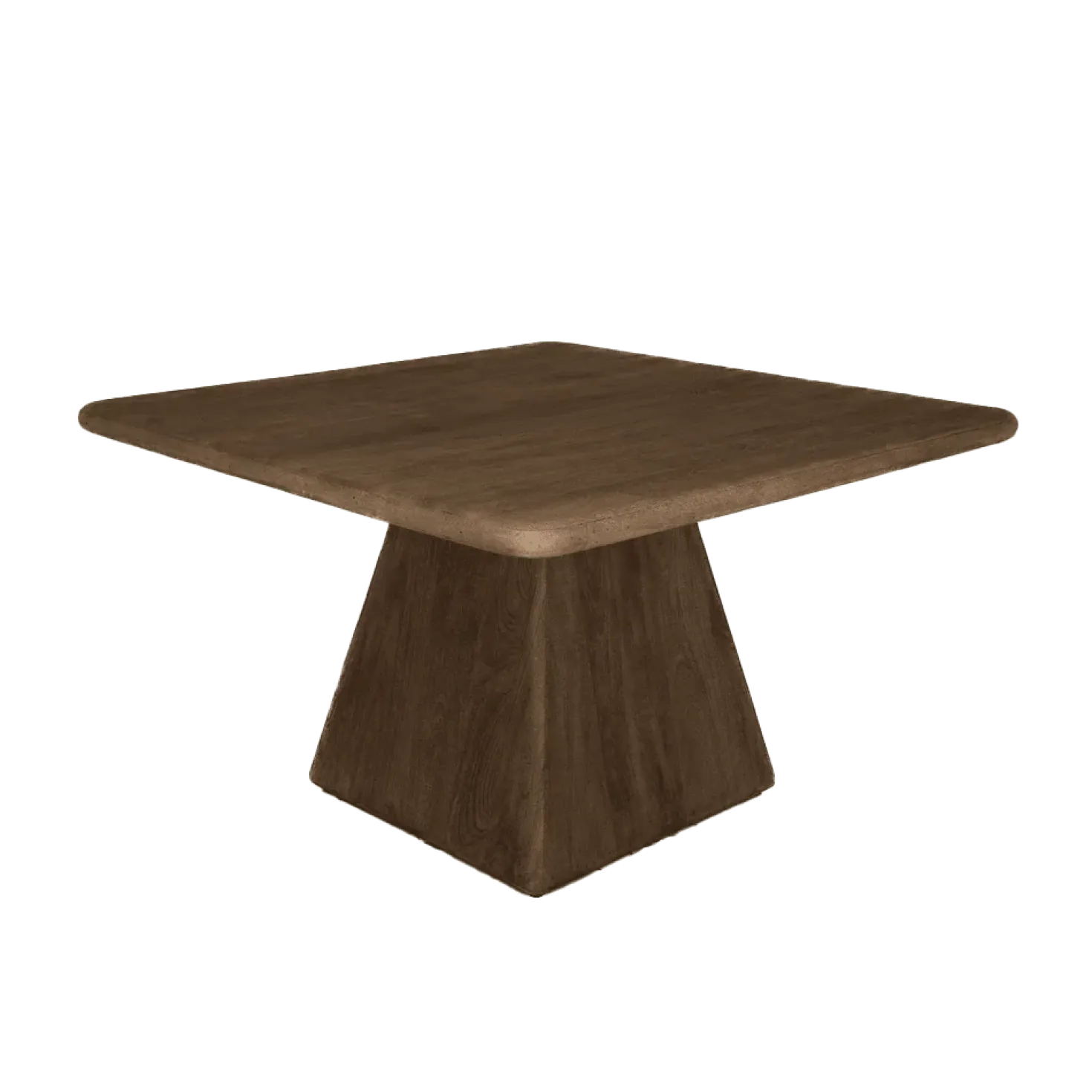Asti Eettafel vierkant bruin 150 cm