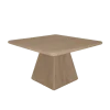 Asti Eettafel vierkant naturel 130 cm