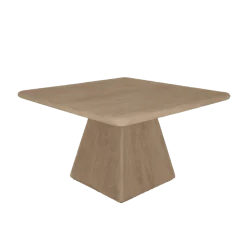 Asti Eettafel vierkant naturel 130 cm