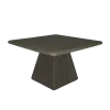Asti Eettafel vierkant olijfbruin 130 cm