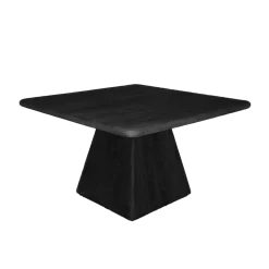 Asti Eettafel vierkant zwart 130 cm