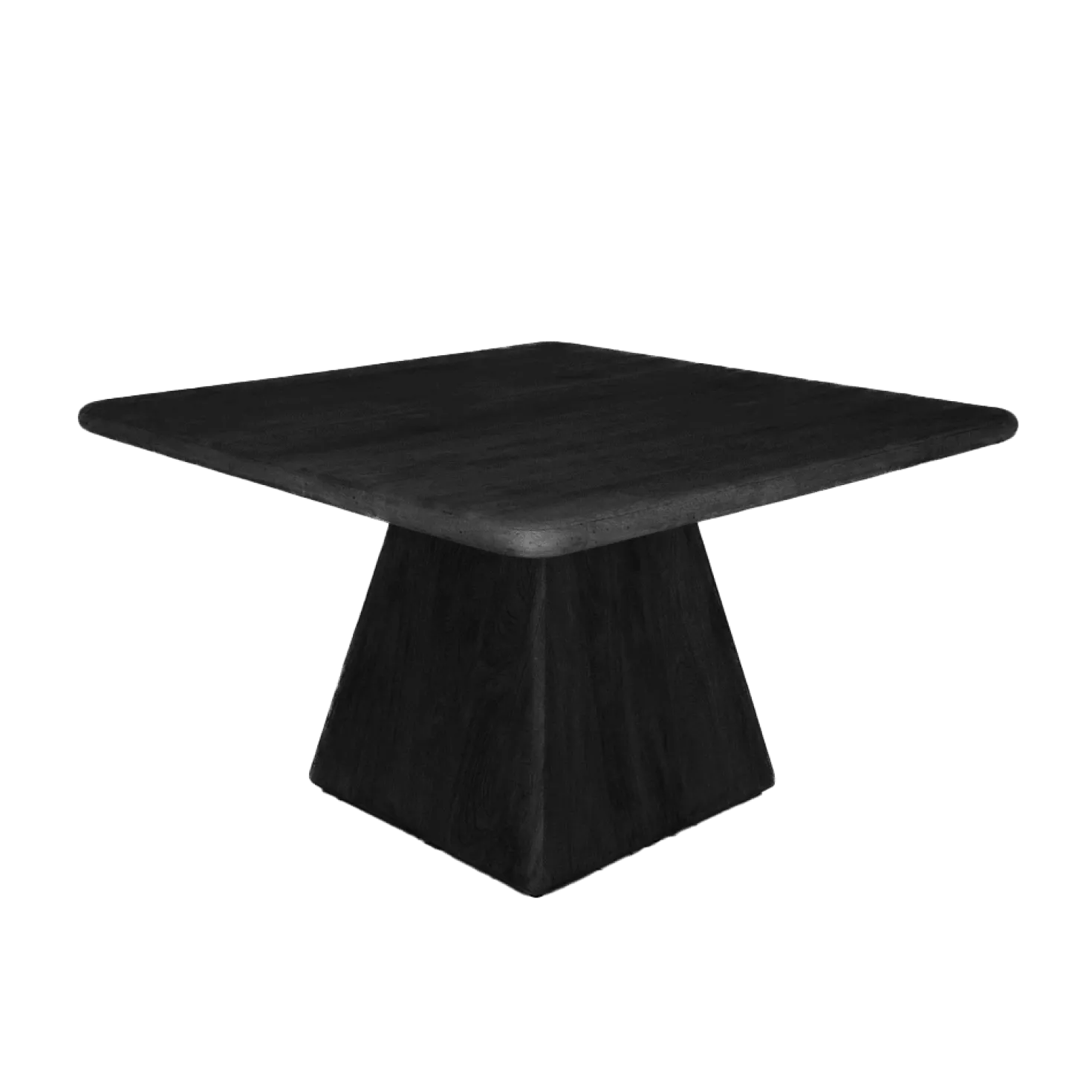 Asti Eettafel vierkant zwart 130 cm