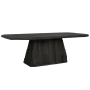 Asti Eettafel zwart 260 cm