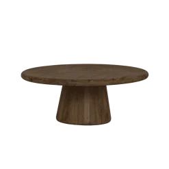 Asti Salontafel rond bruin 90 cm