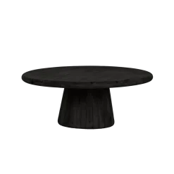 Asti Salontafel rond zwart 90 cm