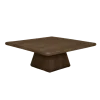Asti Salontafel vierkant bruin 90 cm