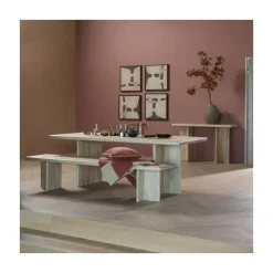Ato Eetkamerbankje Mangohout 220cm