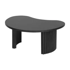 Atrani Salontafel organisch Mangohout zwart 85 cm