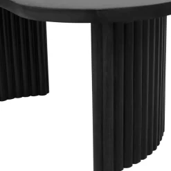 Atrani Salontafel organisch Mangohout zwart 85 cm