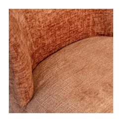Atty Draaifauteuil velvet terracotta
