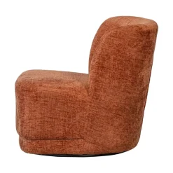 Atty Draaifauteuil velvet terracotta