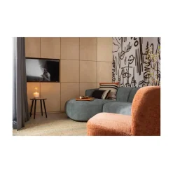 Atty Draaifauteuil velvet terracotta