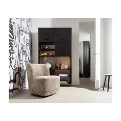Atty Draaifauteuil velvet zand