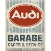 Audi Garage - metalen bord