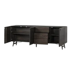 Aura Dressoir espresso Acaciahout 210 cm