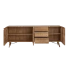 Aura Dressoir naturel Acaciahout 210 cm